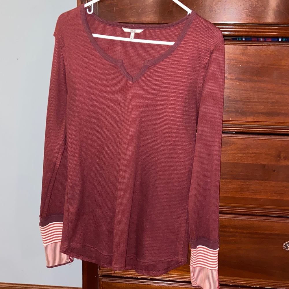 BKE, size L, burgundy